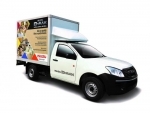 ISUZU D-MAX Reefer Concept vehicle showcased at the India Cold Chain Show