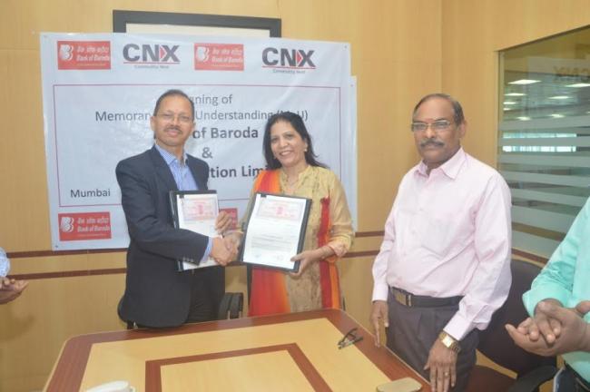 Bank of Baroda enters into MOU with CNX Corporation Ltd