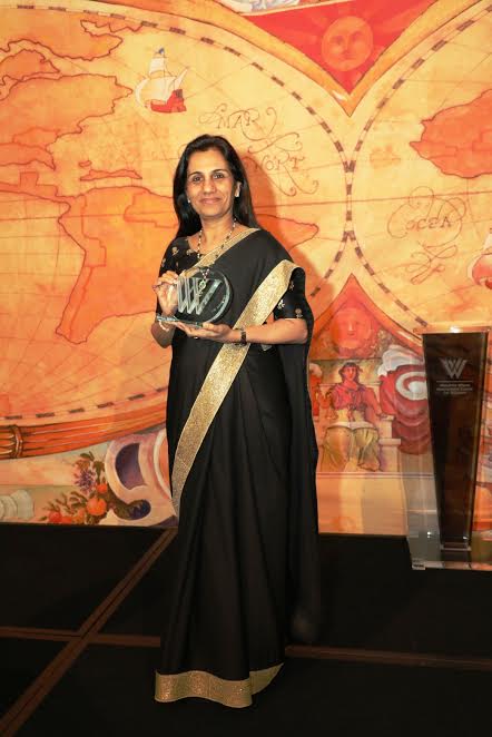 Chanda Kochhar receives 'Woodrow Wilson Award for Global Corporate Citizenship'
