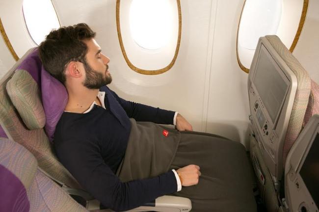 Emirates introduces sustainable blankets made from 100% recycled plastic bottles
