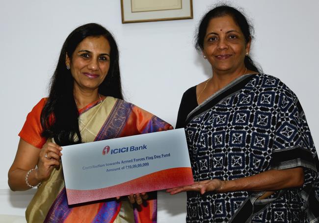 ICICI Bank commits Rs. 10 crore to the Indian Armed Forces
