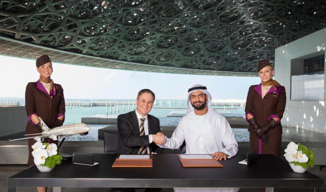 Louvre Abu Dhabi signs partnership with Etihad Airways