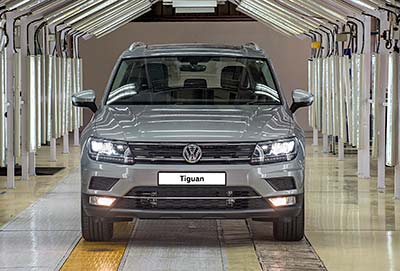 Volkswagen announces the start of production for Tiguan in India