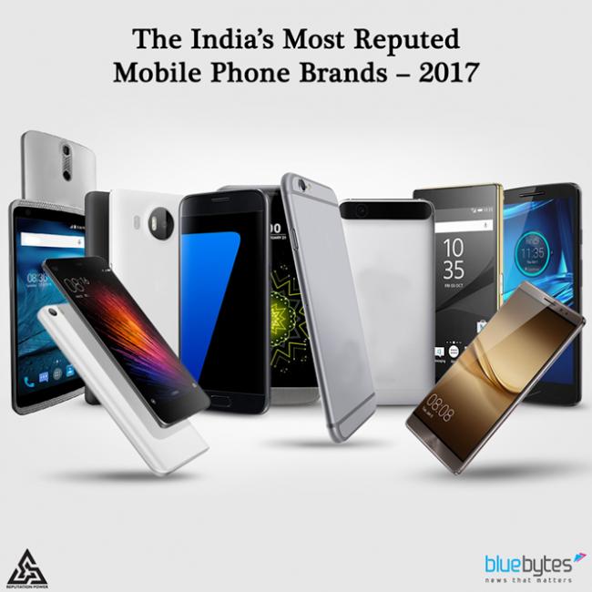 iPhone ranked Indiaâ€™s most reputed mobile phone, Samsung Mobiles follows at 2nd place