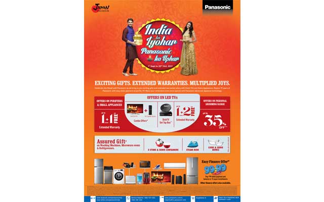 Panasonic India announces festive offers for its customers 