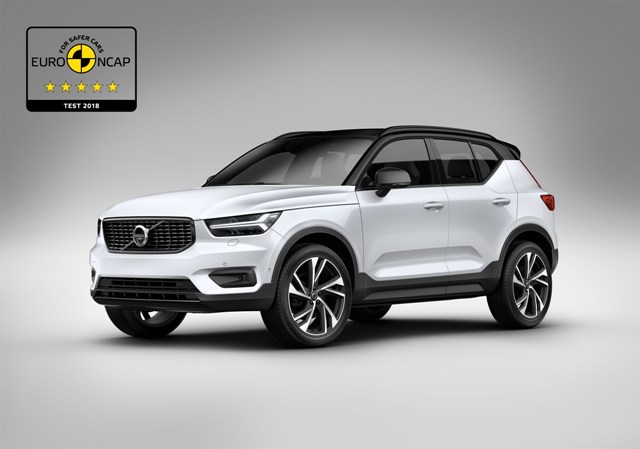 European Car of the Year Volvo XC40 receives five star rating in Euro NCAP assessment