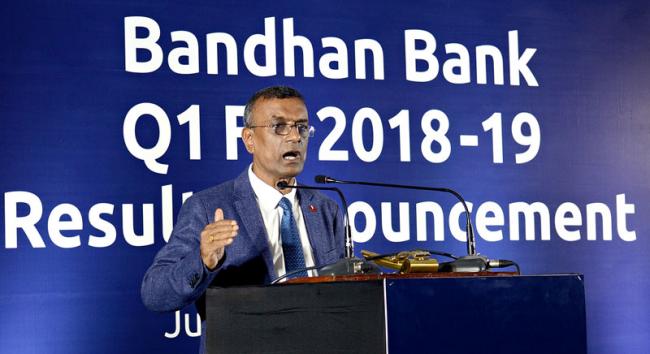 Bandhan Bank's net profit up over 47 per cent in Q1 FY2018-19