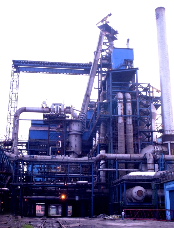 Rebuilt blast furnace-1 â€˜Parvatiâ€™ of SAIL, Rourkela Steel Plant blown in