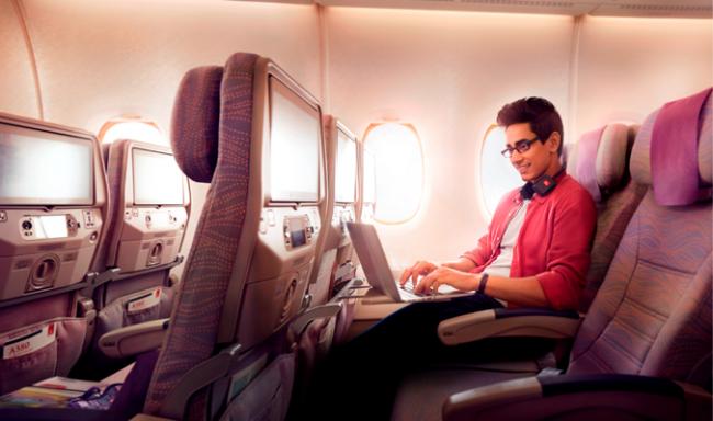 Emirates sets new record with over 1 million Wi-Fi connections on board in March