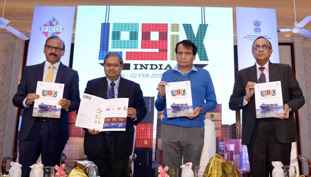 Commerce Minister Suresh Prabhu launches logo and brochure of Logix India