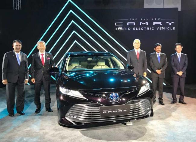 Toyota Kirloskar Motor launches the all-new camry hybrid electric vehicle in India