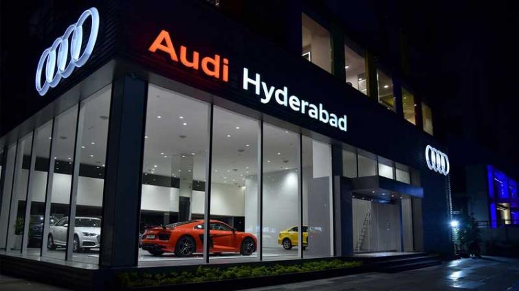 AUDI India opens large showroom in Hyderabad