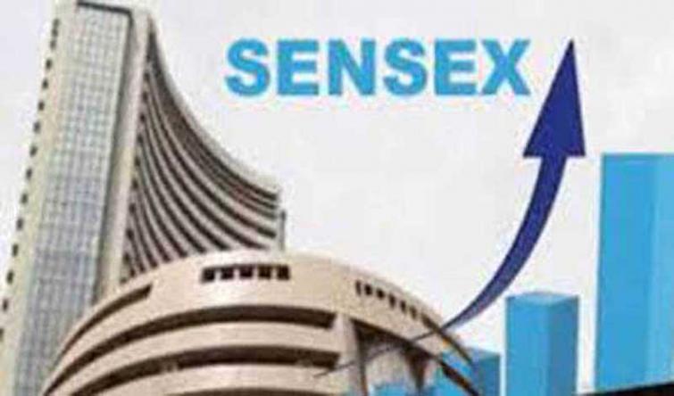 Sensex up by 89.98 pts