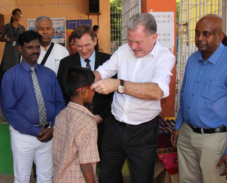 Australian Trade delegation visits IVI Chennai vision screening project