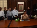 Nirmala Sitharaman takes charge as the Union Minister of Finance & Corporate Affairs