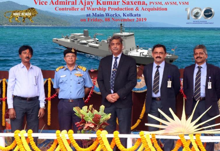 GRSE lays the keel of the first large survey vessel 