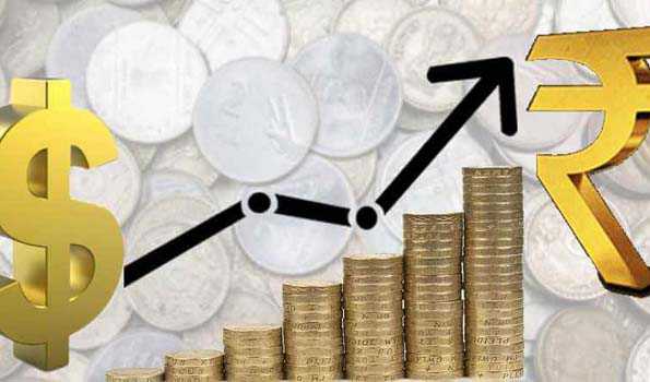 Indian RupeeÂ rises by 9 paise against USD