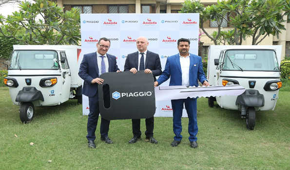 Piaggio to deliver 1500 commercial vehicles to Ananda Dairy