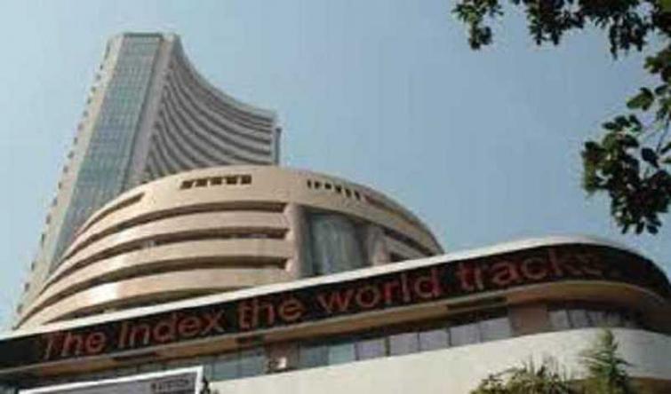 Sensex recovers by 396.22 pts