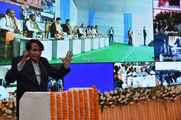 Suresh Prabhu inaugurates aviation infra projects in 7 states