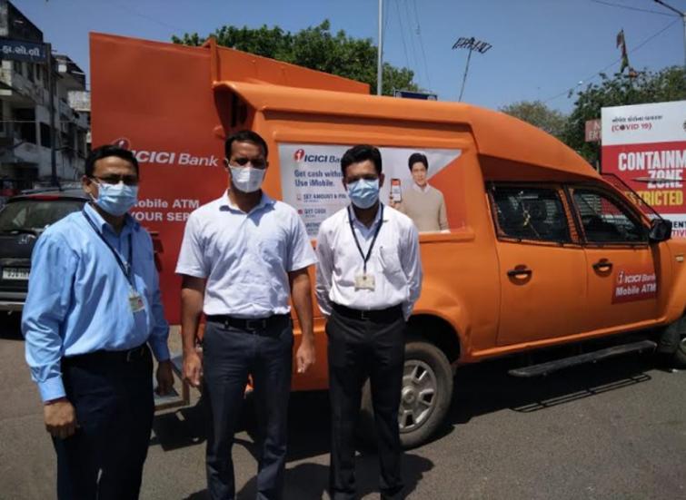 ICICI Bank deploys mobile ATM in Ahmedabad, which offers all facilities of a regular ATM