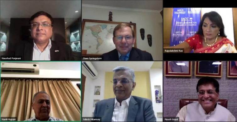 India and US look at bilateral investments in the post pandemic world at webinar organised by IACC