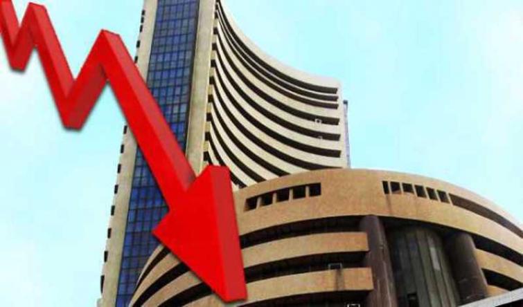 Stock Market: Sensex falls over 100 pts