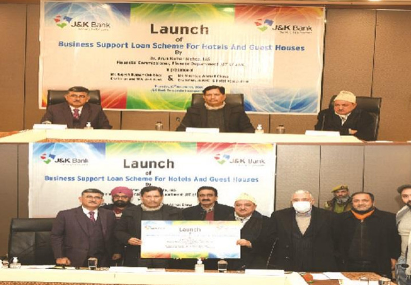 Financial Commissioner launches J&K Bank's scheme for hospitality sector