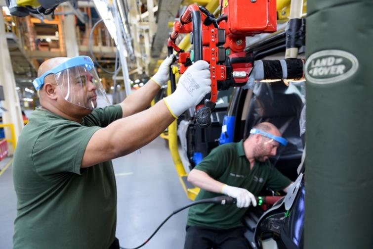 First Range Rover made under social distancing measures comes off Jaguar Land Rover's Solihull production line