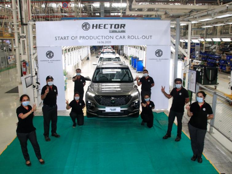 MG Motor India commences production of HECTOR PLUS at its Halol unit 