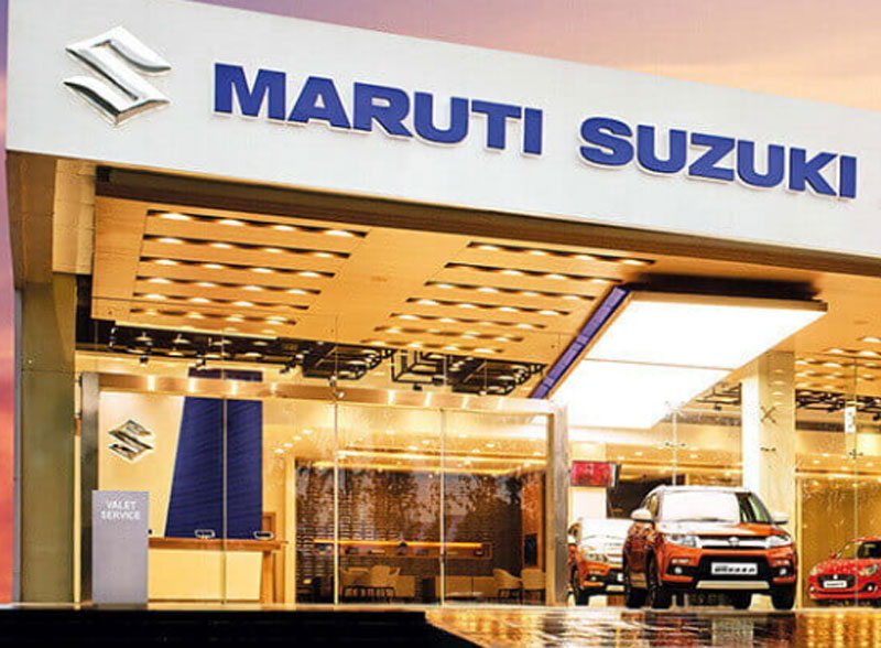 Maruti Suzuki moves down by 2.62 pc to Rs 7645