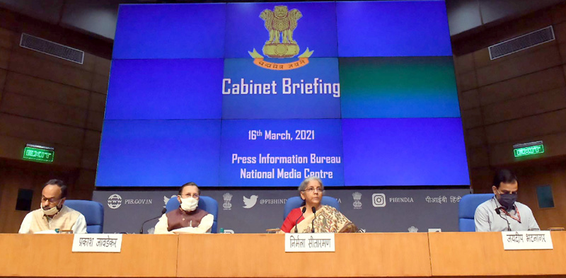 Cabinet nod to Rs 6.28 lakh cr stimulus package announced by FM Nirmala Sitharaman