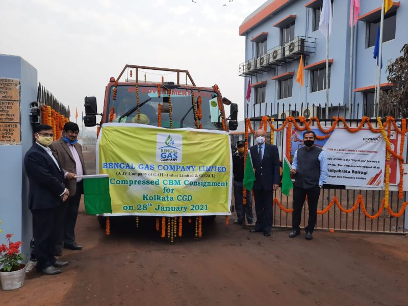 EOGEPL dispatches first ever CNG to Bengal Gas Co for Kolkata