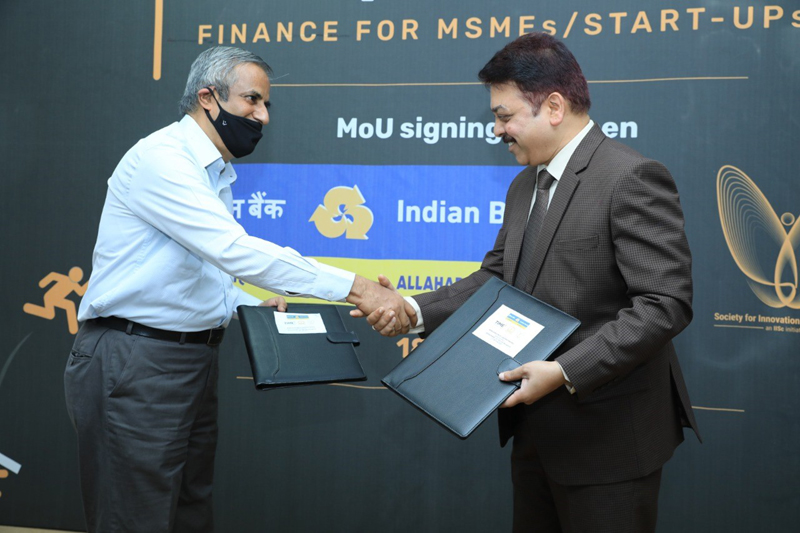Indian Bank signs MOU with Society for Innovation and Development, an initiative of IISc Bengaluru, for funding Start-ups and MSMEs