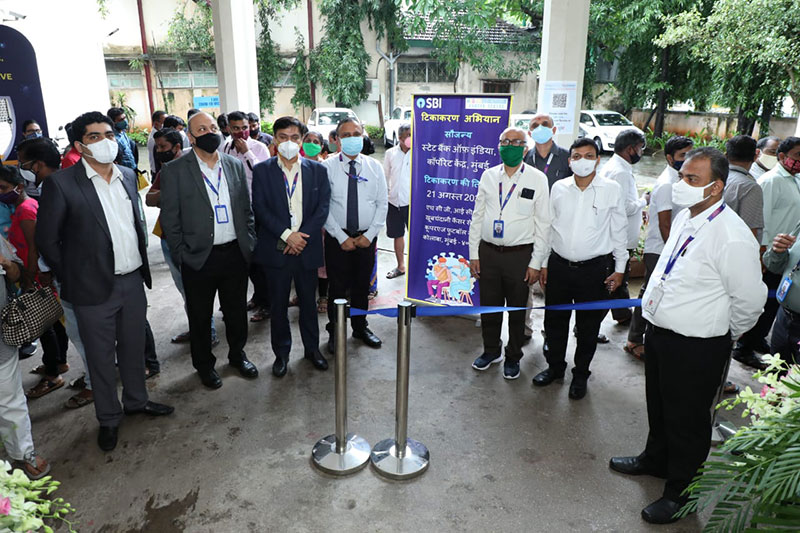 SBI organizes COVID-19 vaccination drive in Mumbai