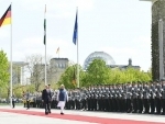 Narendra Modi receives guard of honour at Federal Chancellery in Germany
