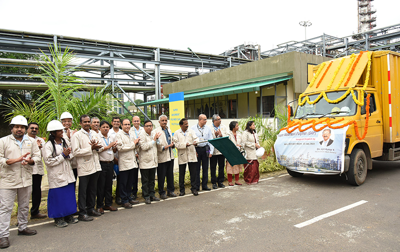 BPCL dispatches indigenous Super Absorbent Polymer