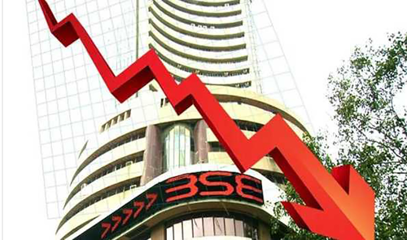 Indian market: Sensex down over 500 points