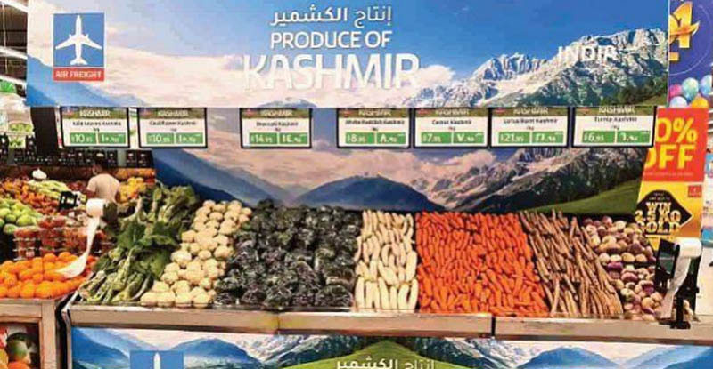Jammu and Kashmir: 4th consignment of Kashmir vegetables sent to Dubai