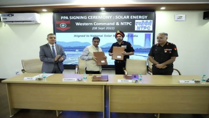 NTPC to supply renewable energy power to Military Engineering Services (MES)