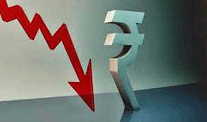 Rupee falls 17 paise against USD