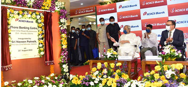 ICICI Bank inaugurates a state-of-the-art phone banking centre in Bhubaneswar
