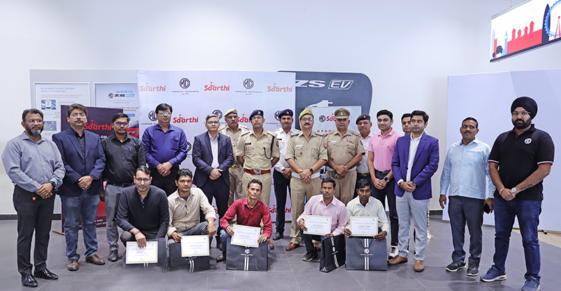 MG Motor upskills 10,000 chauffeurs through Saarthi Program