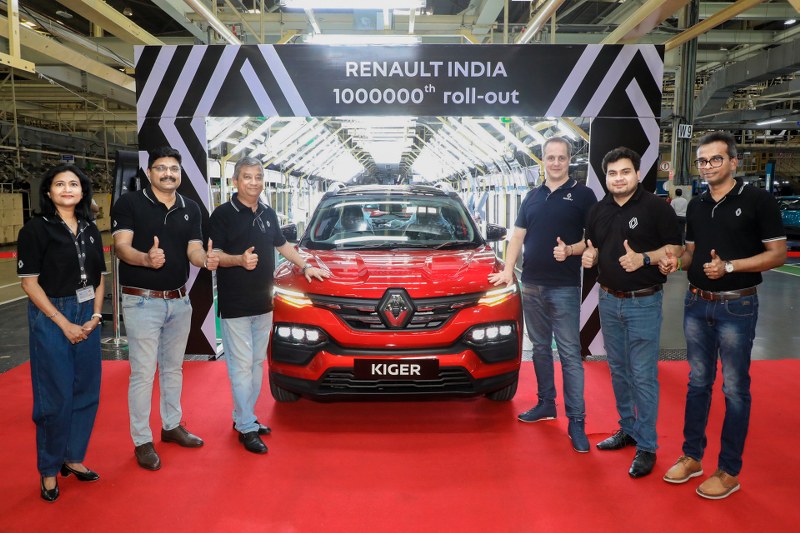 Renault India achieves 10,00,000 production milestone