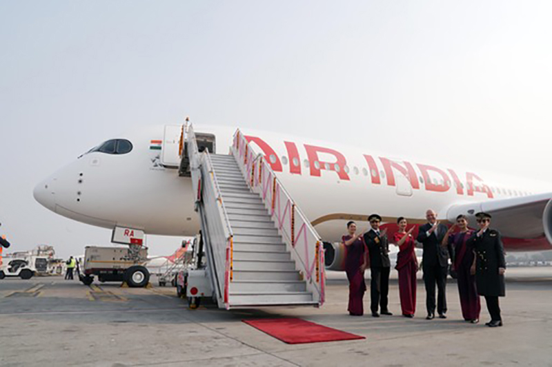 Tata-owned Air India receives India's first Airbus A350 aircraft