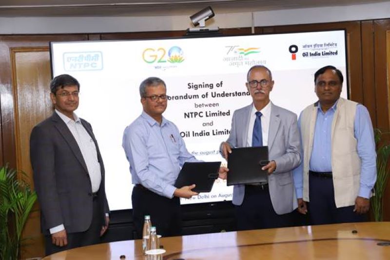 NITP, OIL sign MoU to collaborate in renewable energy and decarbonization