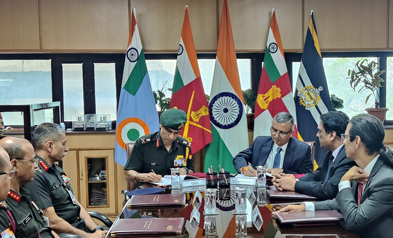 NTPC Renewable Energy Ltd. signs MoU with Indian Army for implementation of Green Hydrogen Projects in Army Establishments