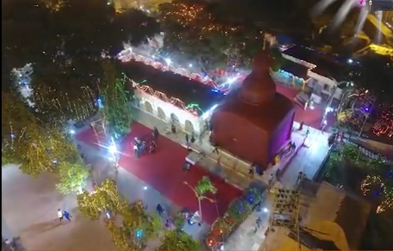 Massive security at Tripura’s Mata Tripureswari Temple as thousands throng to offer prayers on Diwali
