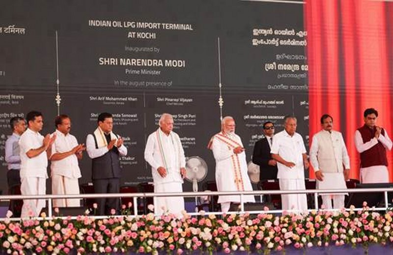 PM Modi unveils infrastructure projects worth Rs 4000 in Kerala's Kochi, inaugurates largest dry dock in India