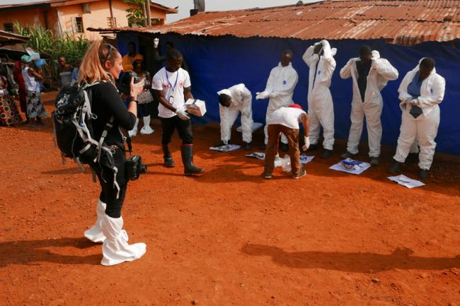 UN through the lens: Photographing Ebola â€“ the 'invisible enemy'